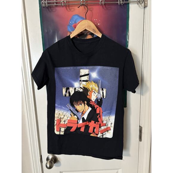 anime reprint  black shirt size n/a Trigun Maximum Rare Japanese - Picture 1 of 6